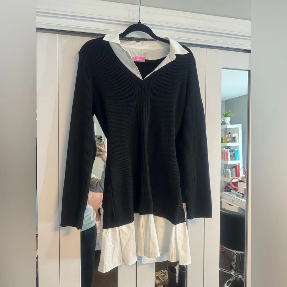Edikted Sweater Dress. - Picture 3 of 5